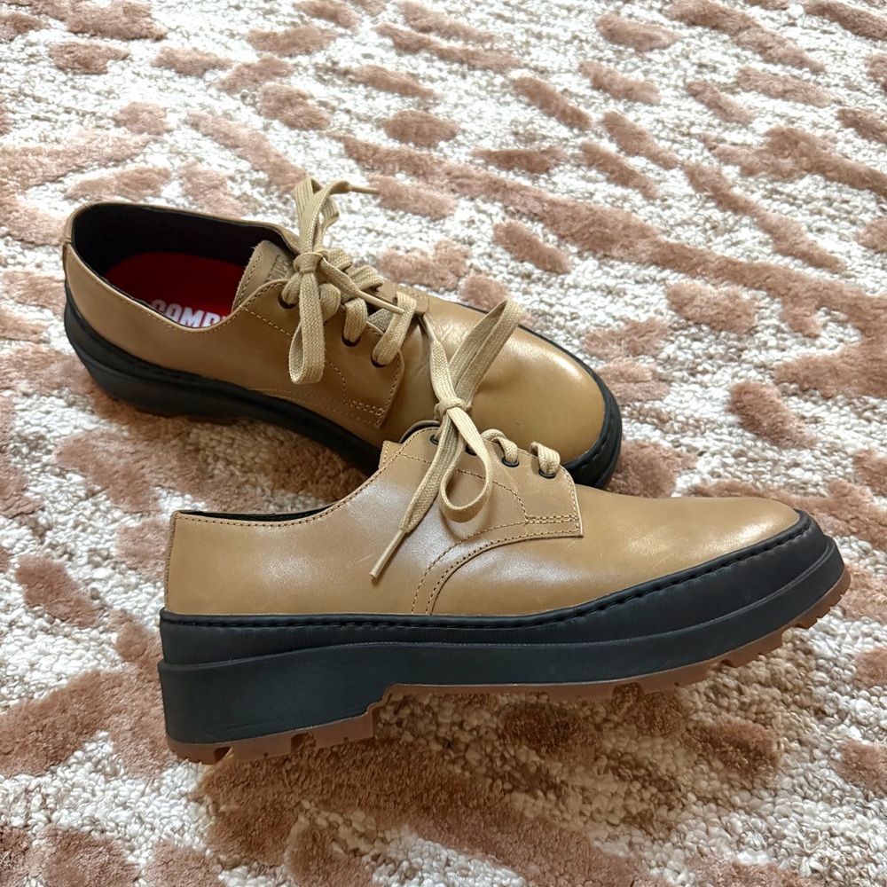 Camper Brutus Trek MICHELIN Beige Leather Shoes – Women’s EU 40 - Picture 4 of 10
